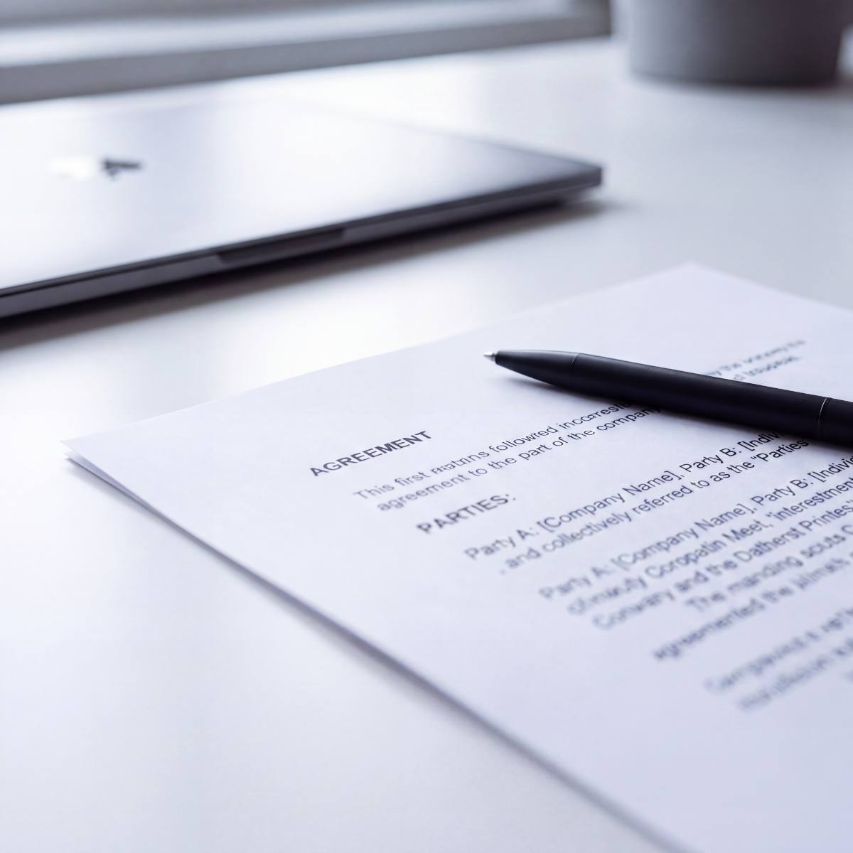 Will agreement ready for signing